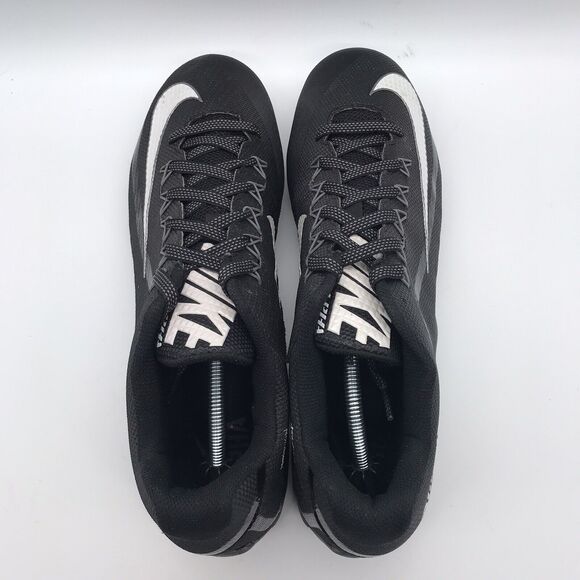 Nike Alpha Pro 719928-010 Men\'s 15 Black White Lace Up Low Football Cleats Shoes main image 8